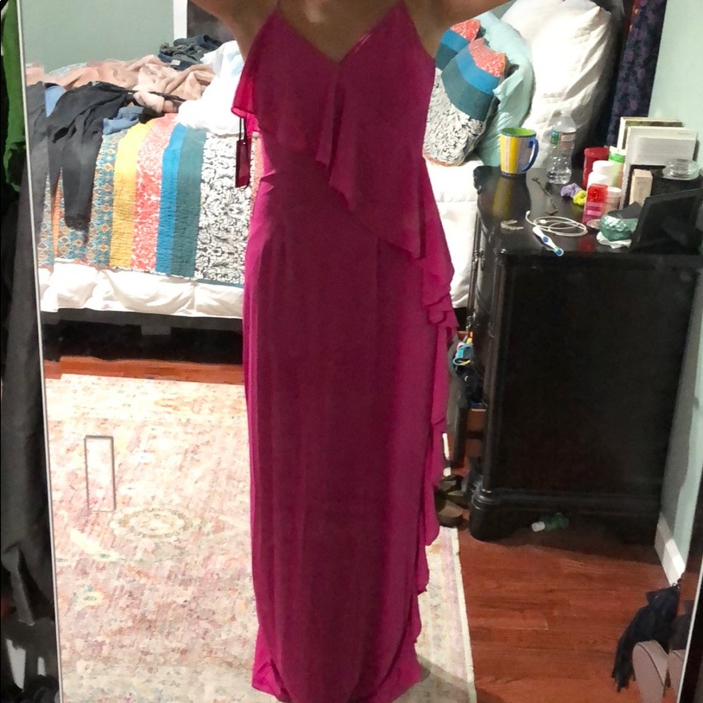 Hot Pink Long Gown
